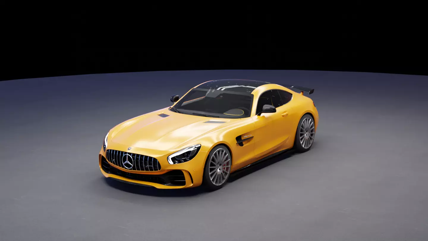 Mercedes AMG GTR 3D model