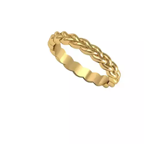 braided band plain 3D print model