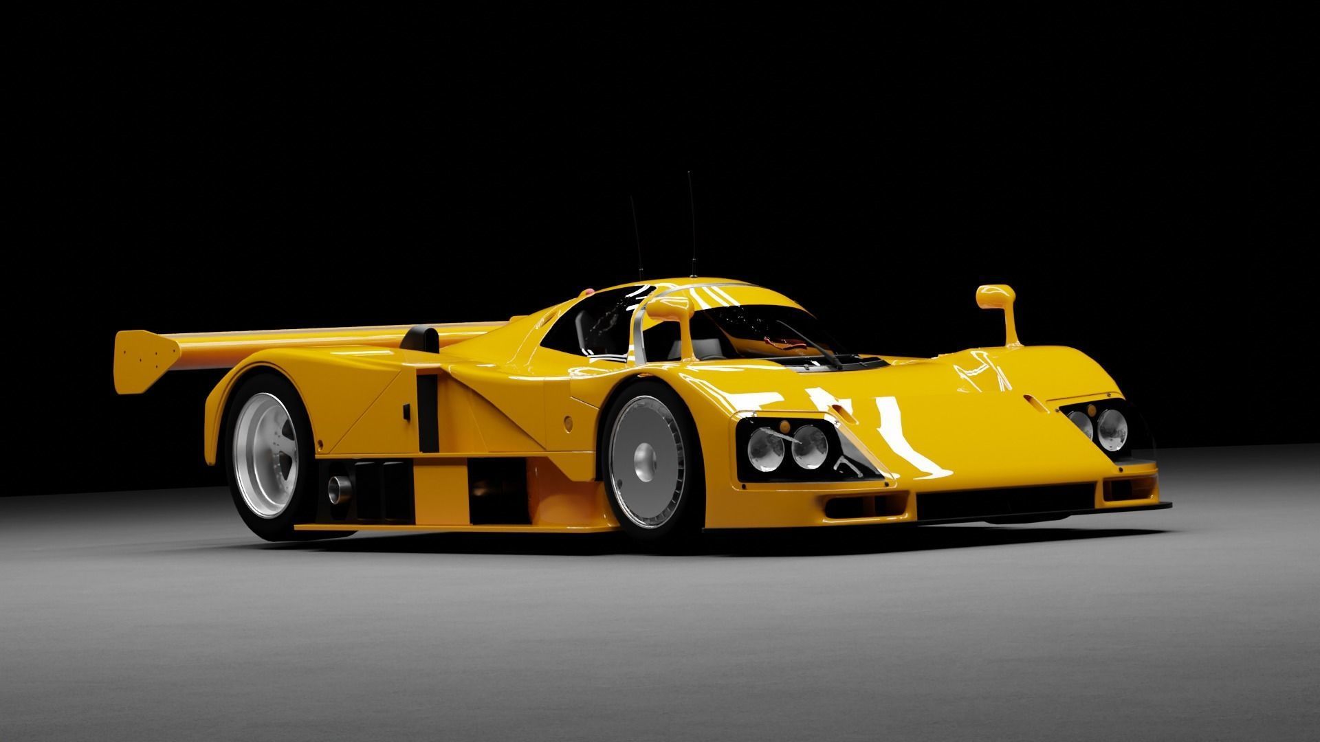 Mazda 787B 3D model_6