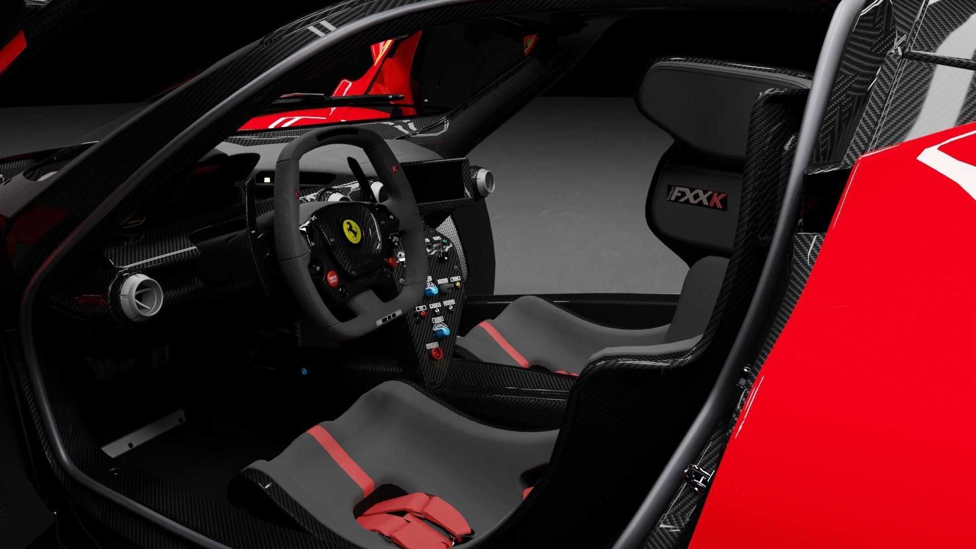 Ferrari FXXK 3D model_11