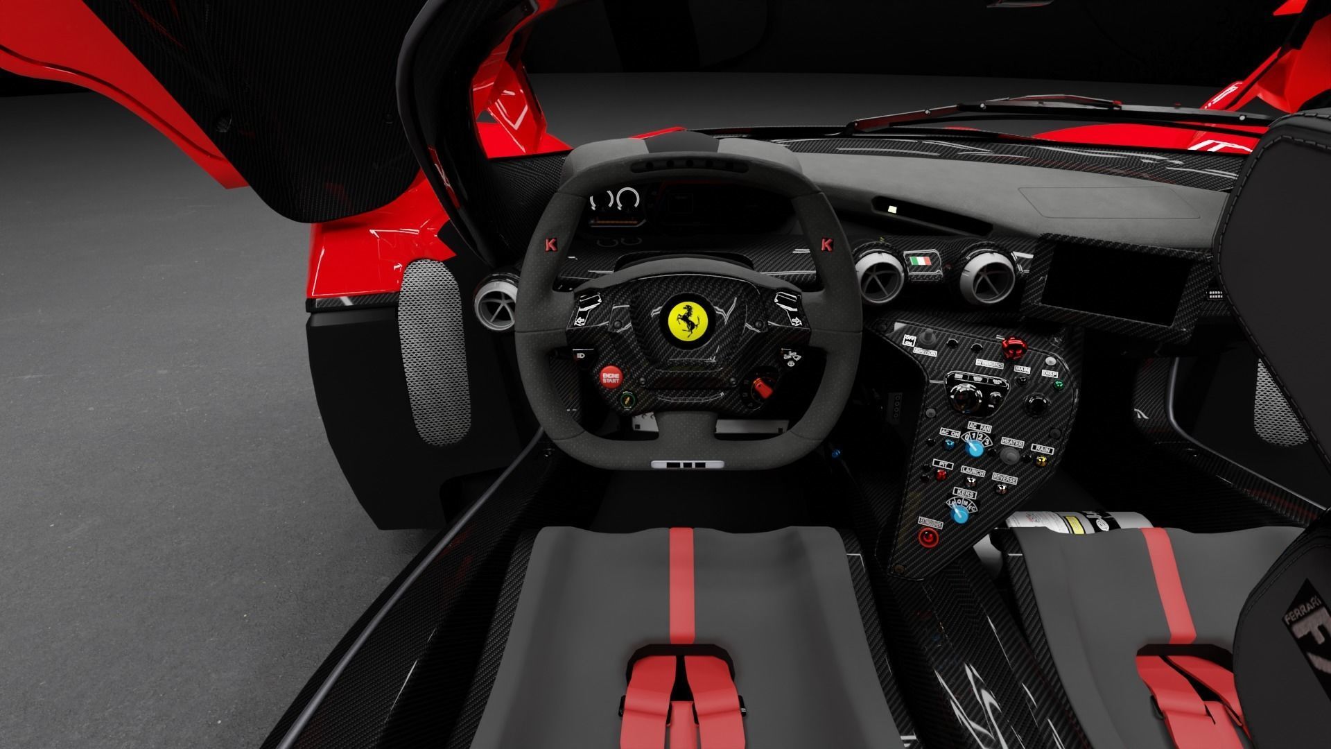 Ferrari FXXK 3D model_4