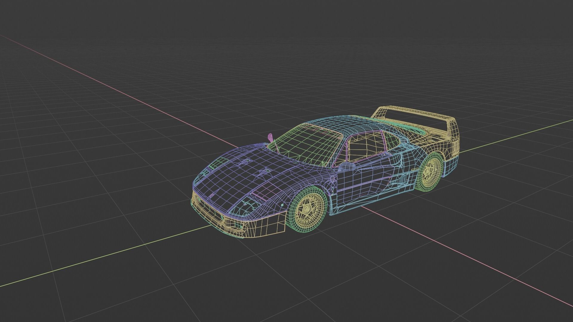 Ferrari F40 3D model_28