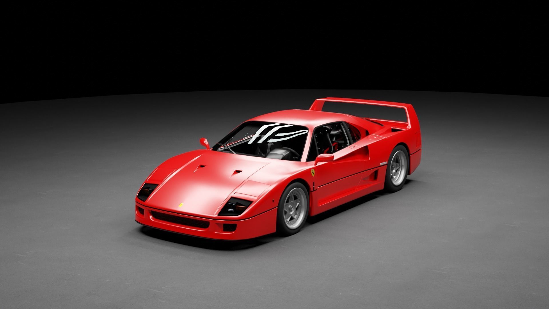 Ferrari F40 3D model_22