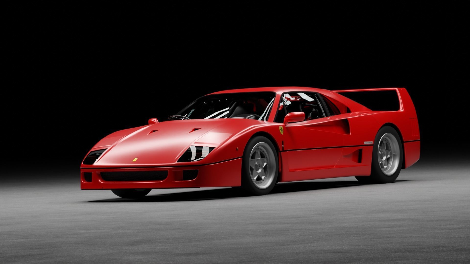 Ferrari F40 3D model_10