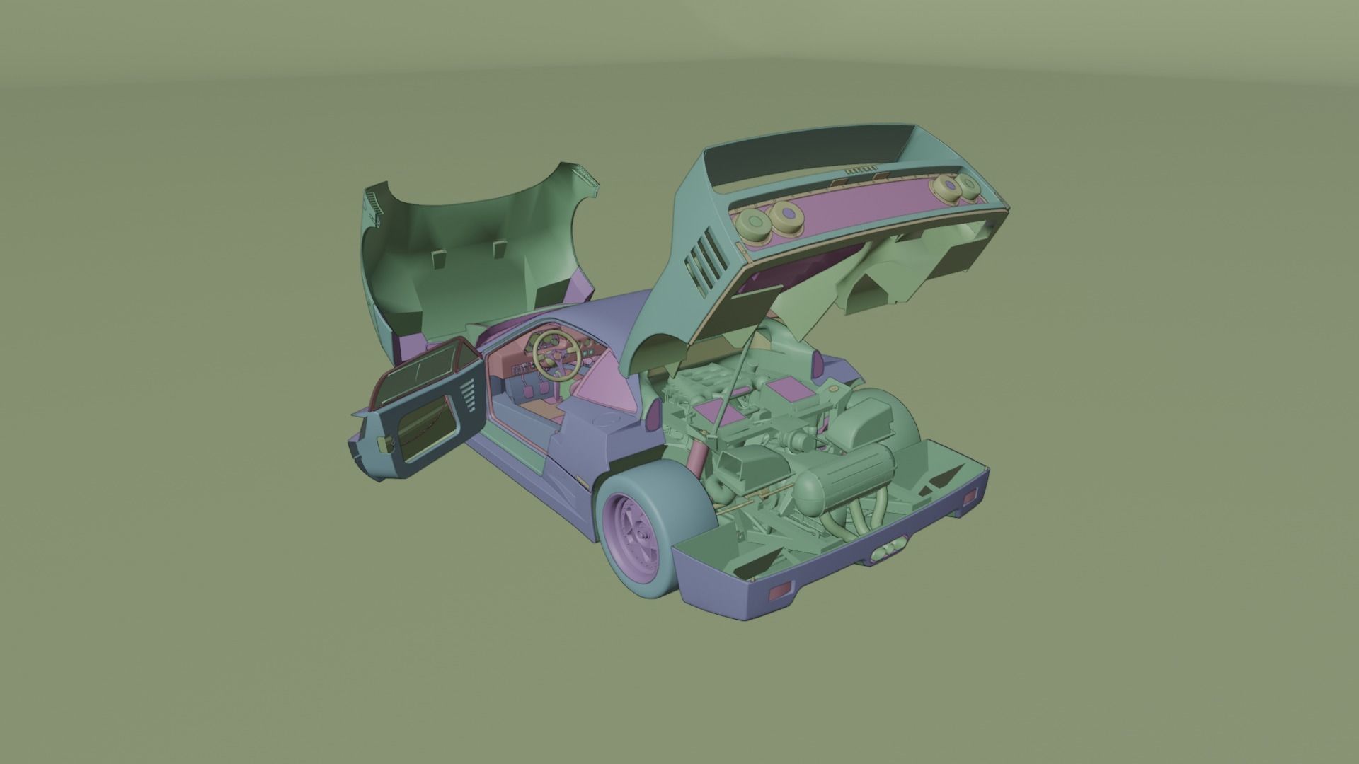 Ferrari F40 3D model_29