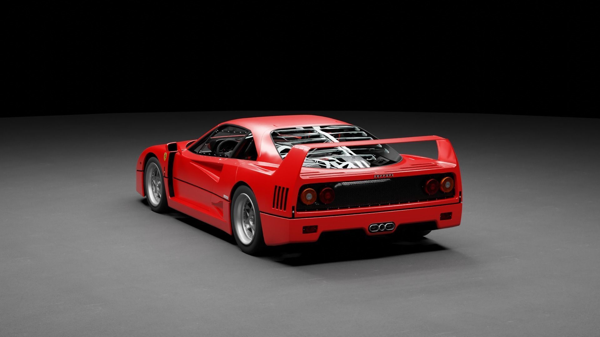 Ferrari F40 3D model_20