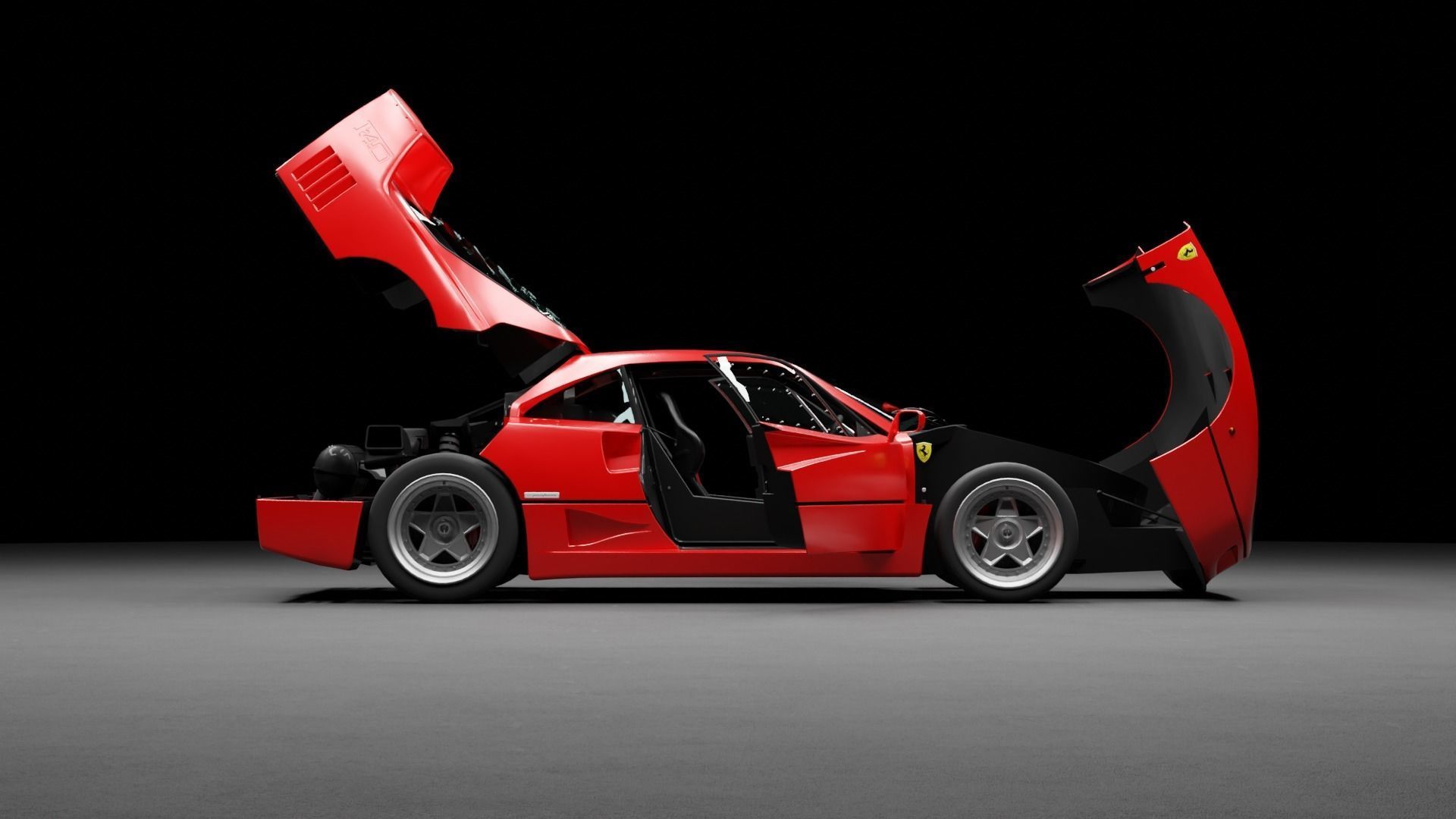Ferrari F40 3D model_23