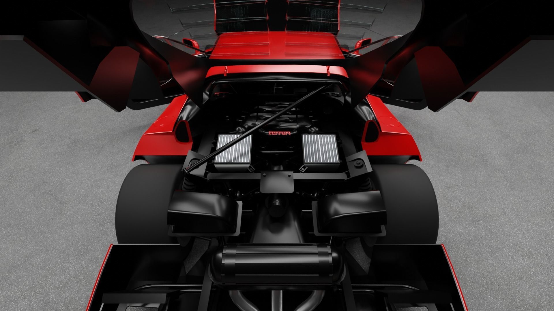 Ferrari F40 3D model_13