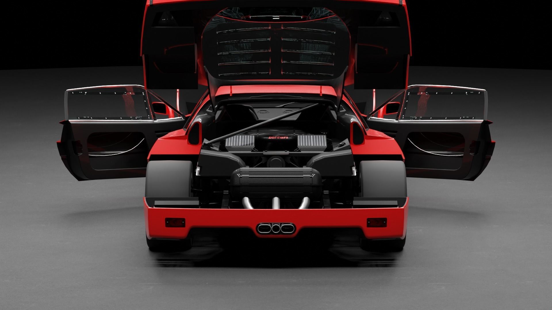Ferrari F40 3D model_24