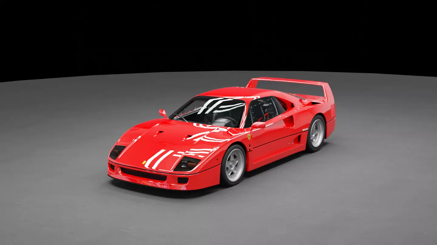 Ferrari F40 3D model_0