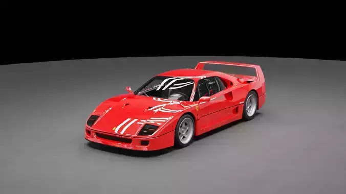 Ferrari F40 3D model