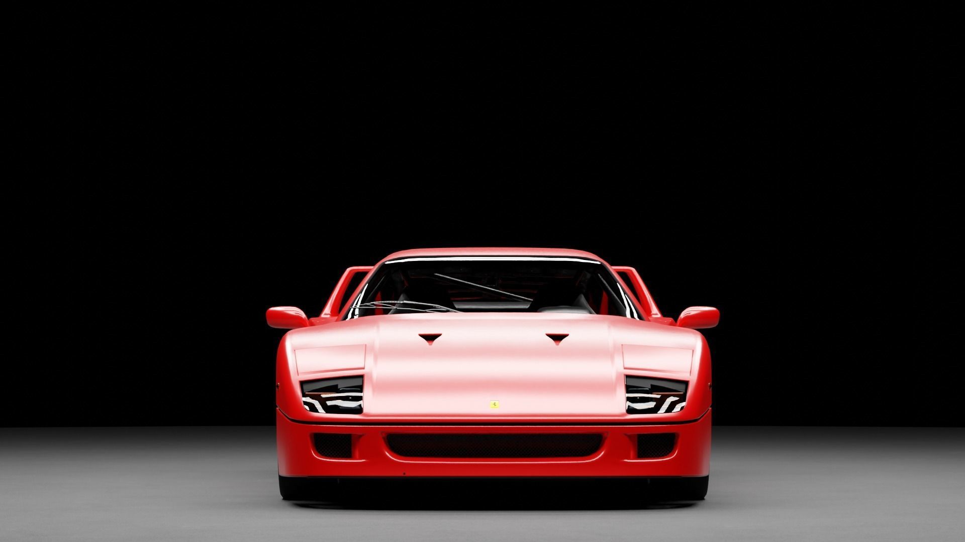 Ferrari F40 3D model_16