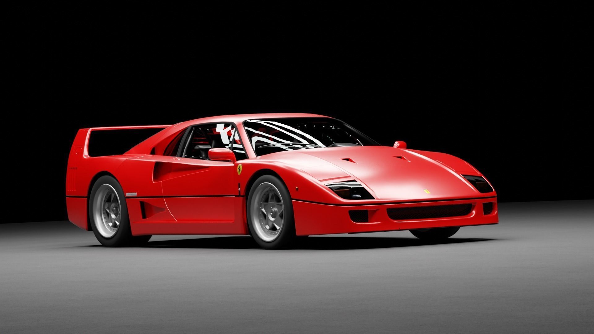 Ferrari F40 3D model_17