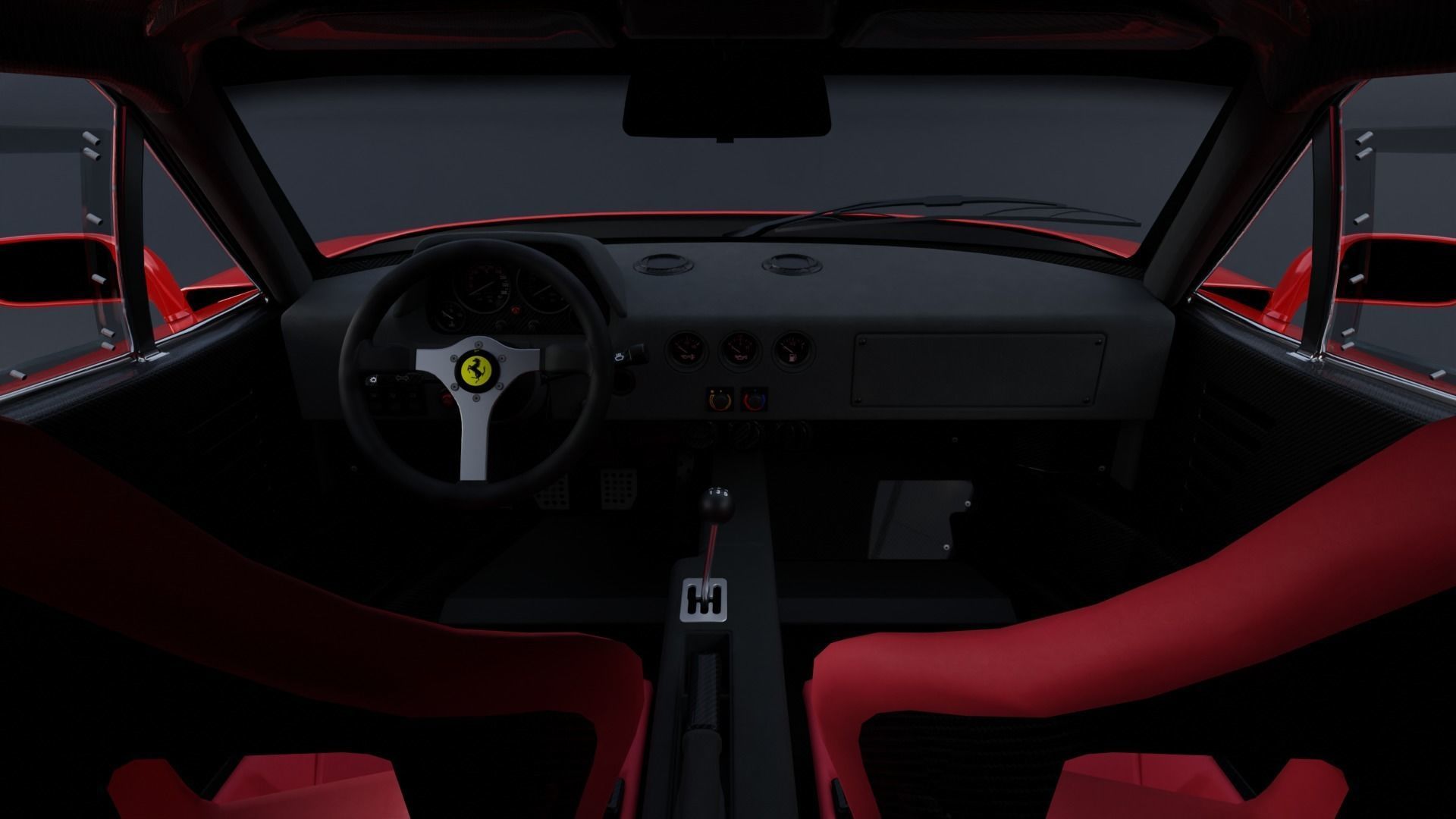 Ferrari F40 3D model_7
