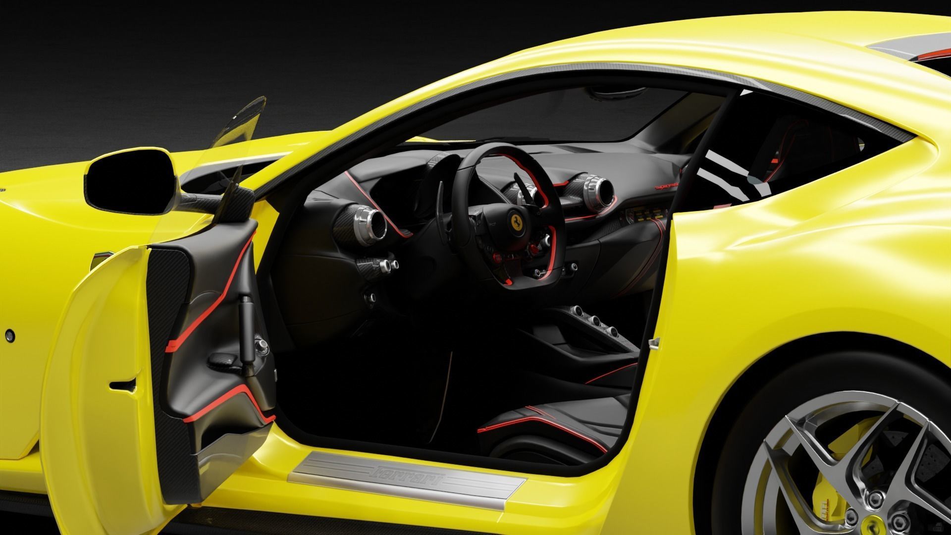 Ferrari 812 3D model_3