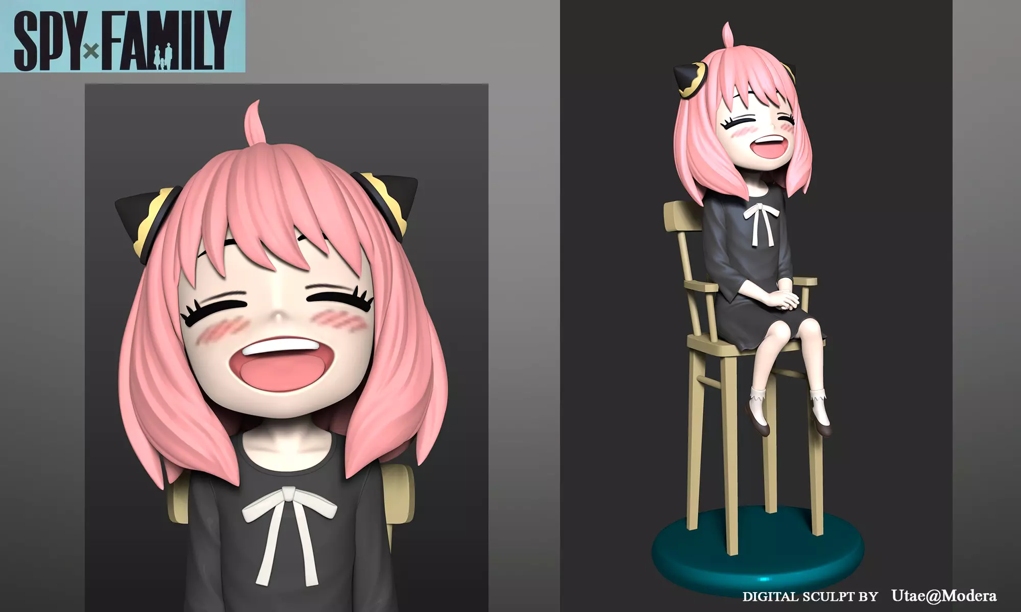 ANYA FANART 3D print model