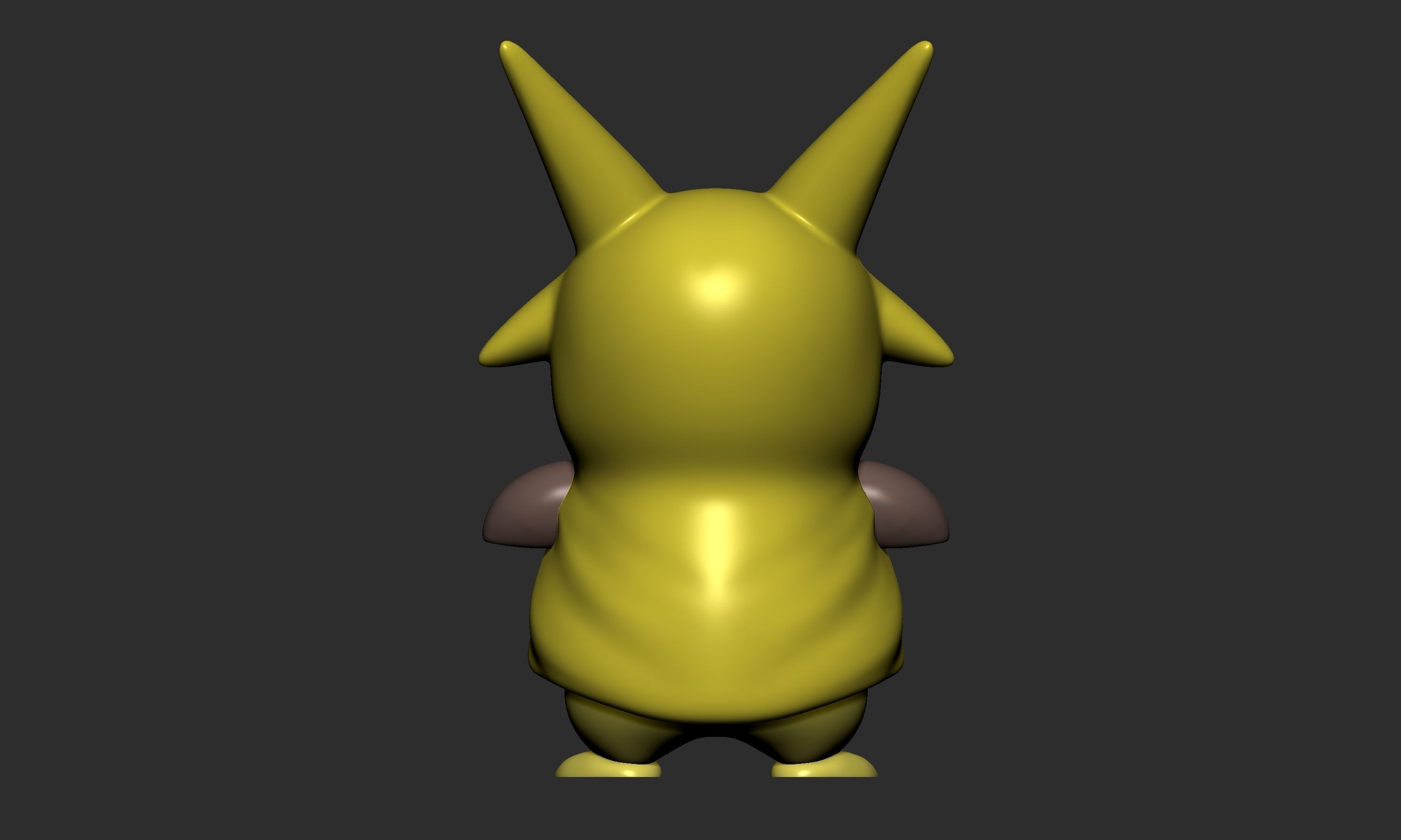 Pokemon - Pikachu Abra Kadabra and Alakazam Cosplay 3D print model_13