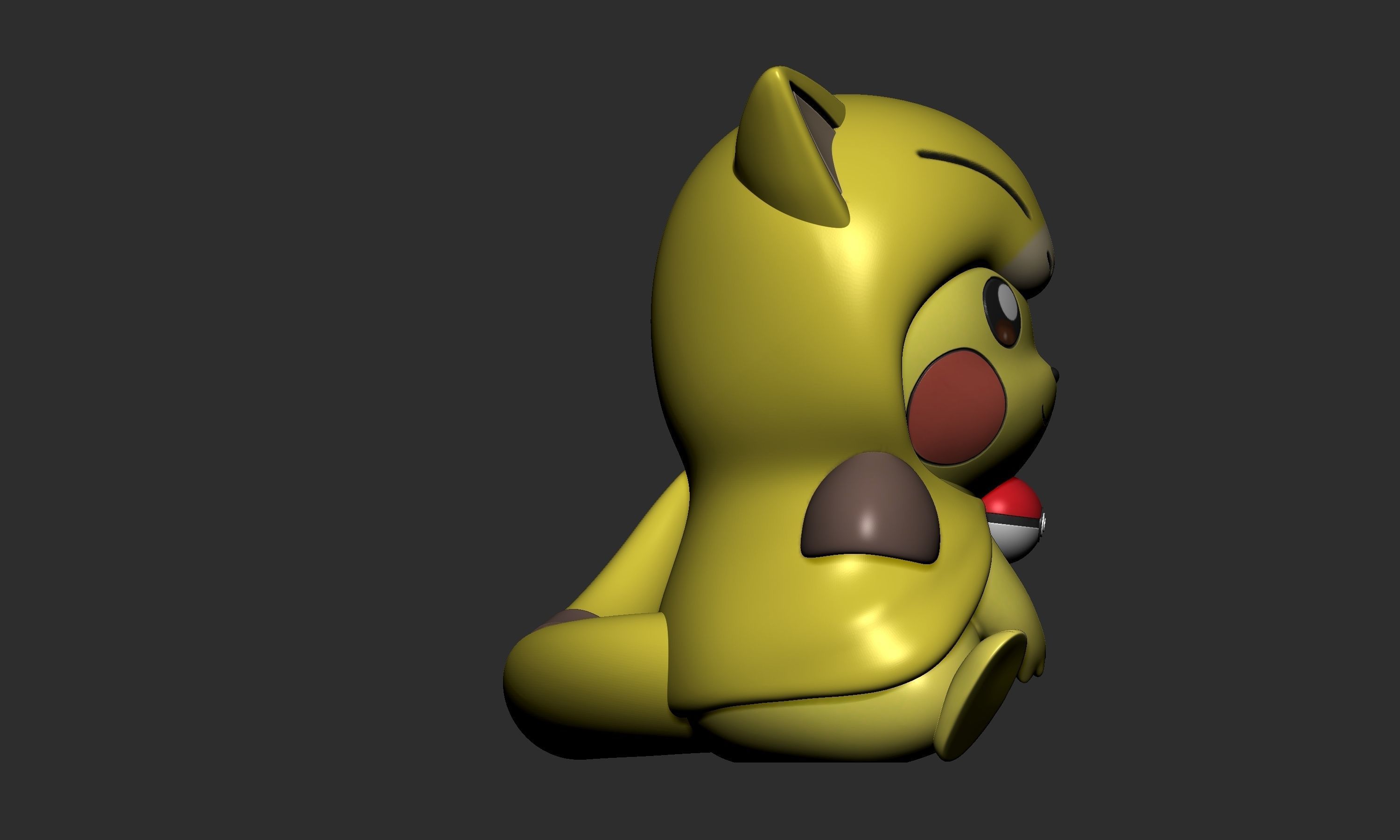 Pokemon - Pikachu Abra Kadabra and Alakazam Cosplay 3D print model_5