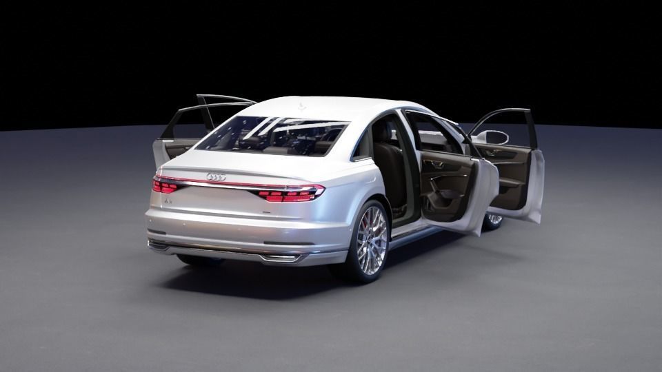 Audi A8 3D model_3