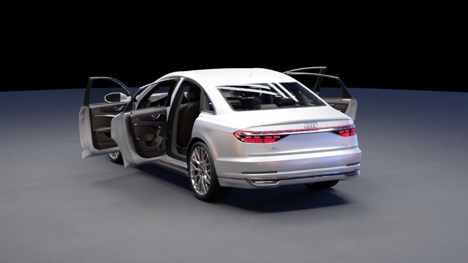 Audi A8 3D model_23