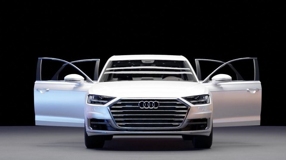 Audi A8 3D model_11