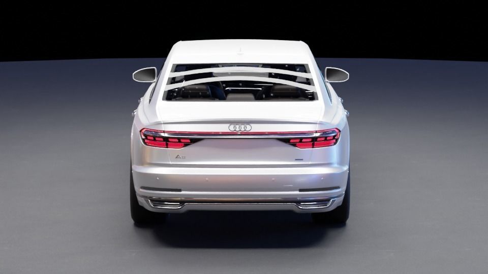 Audi A8 3D model_2