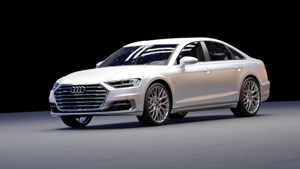 Audi A8 3D model_27