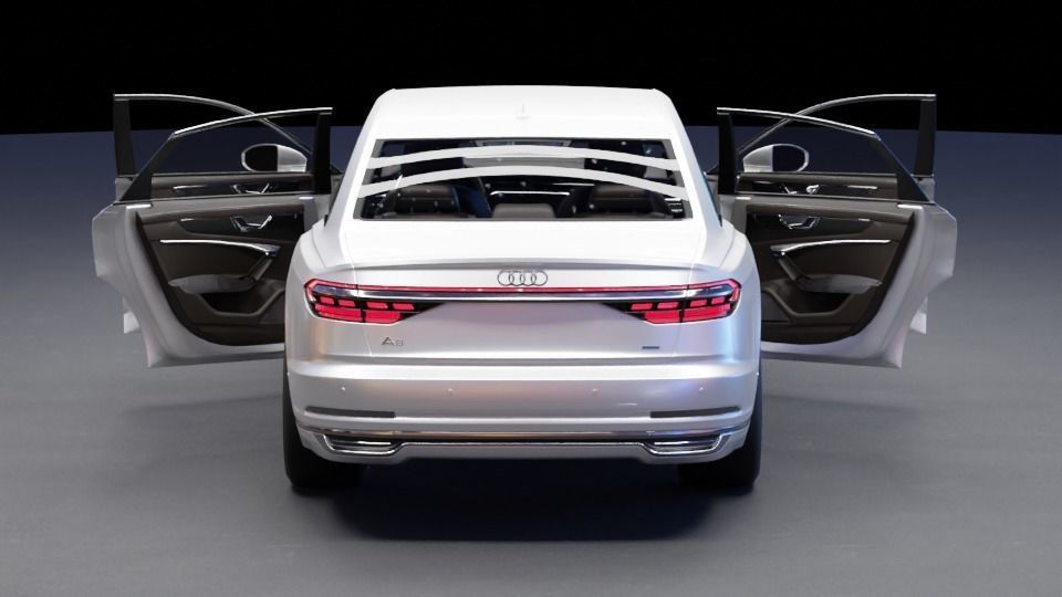 Audi A8 3D model_24