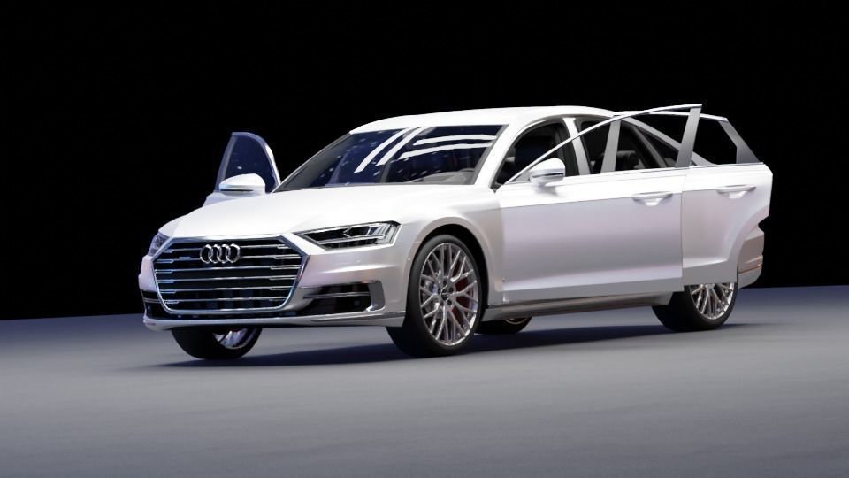 Audi A8 3D model_26