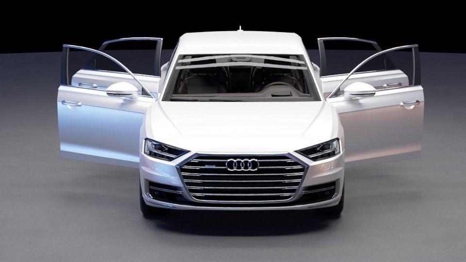 Audi A8 3D model_16