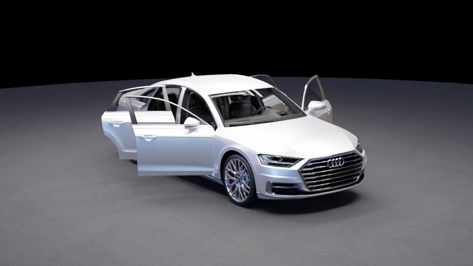 Audi A8 3D model_17