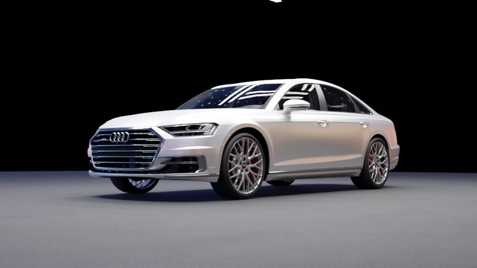 Audi A8 3D model_10