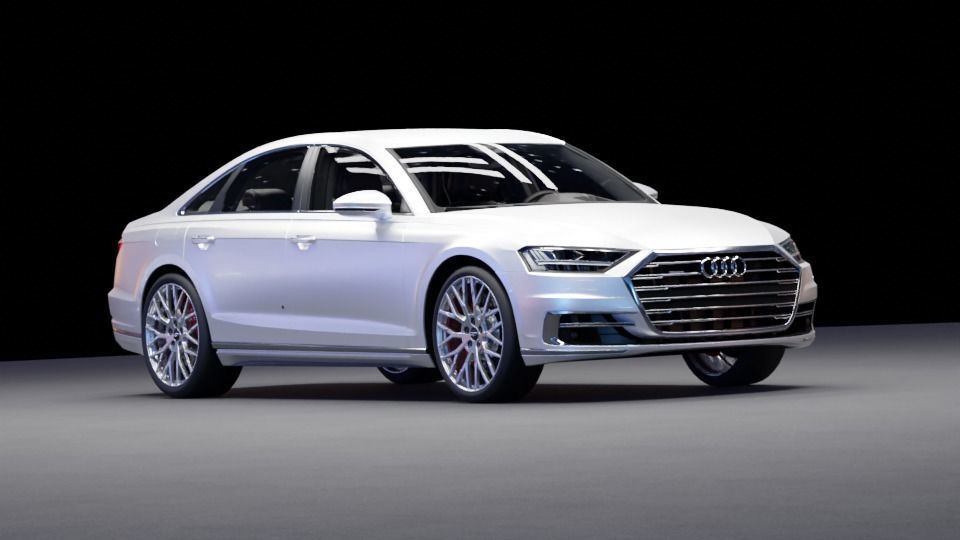 Audi A8 3D model_5