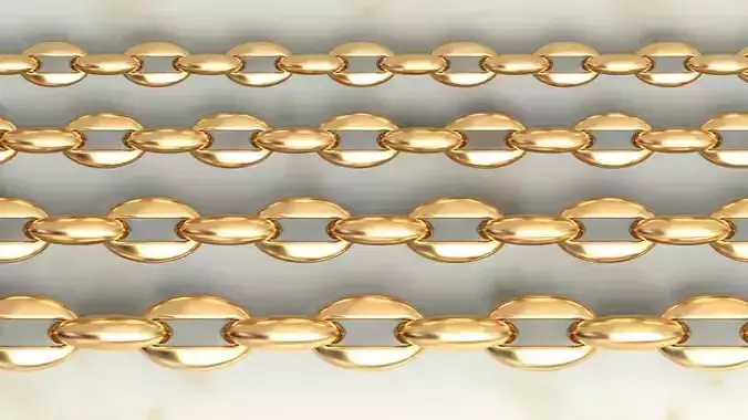 Graduated Oval Chain Link