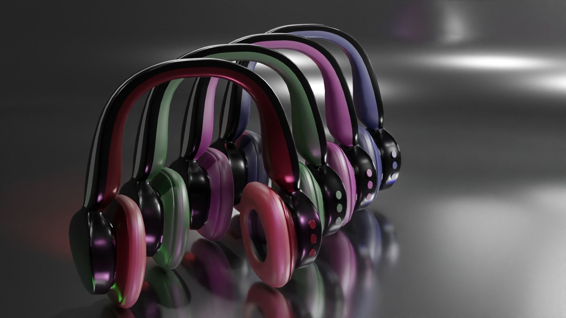 Headphone 3D model_1