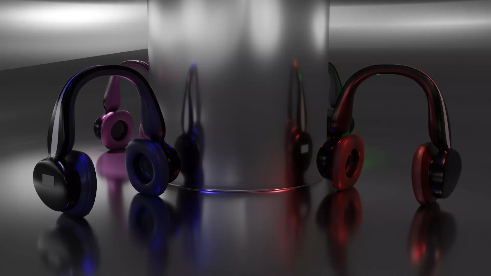 Headphone 3D model_0