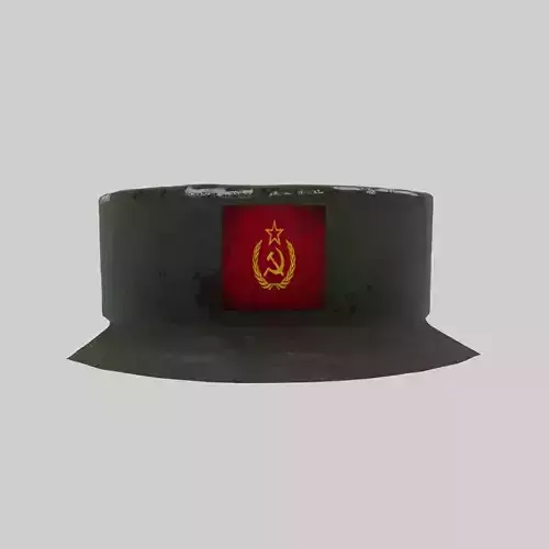 communism cap Low-poly 3D model