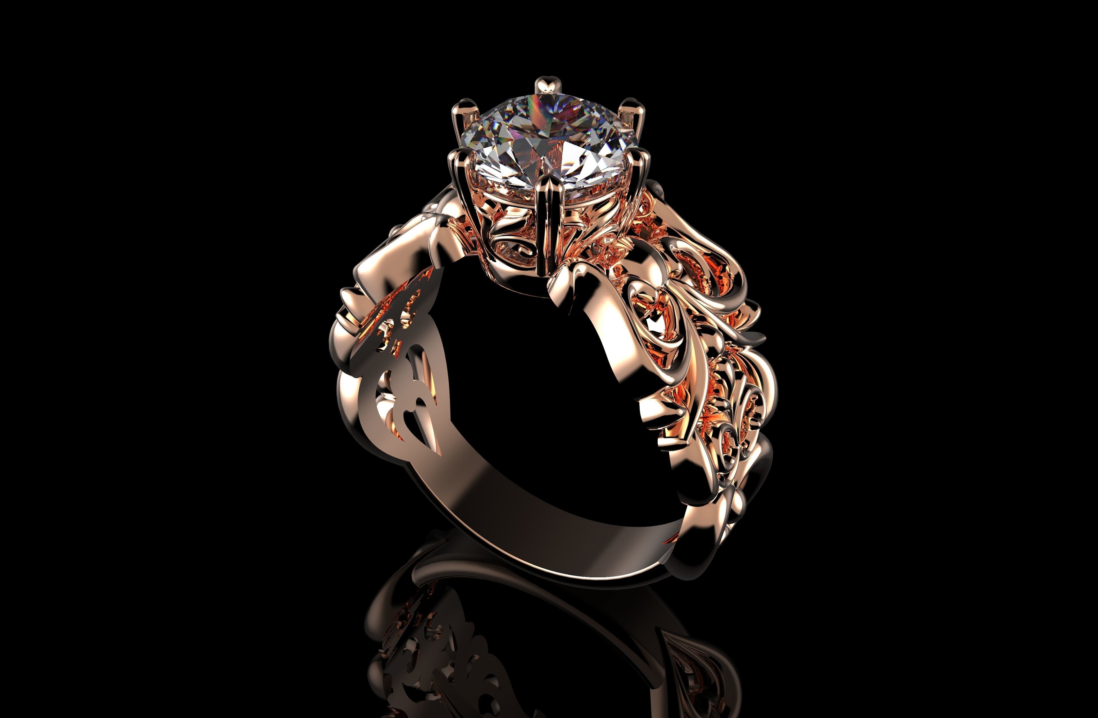 Gold N1019 3D print model_8