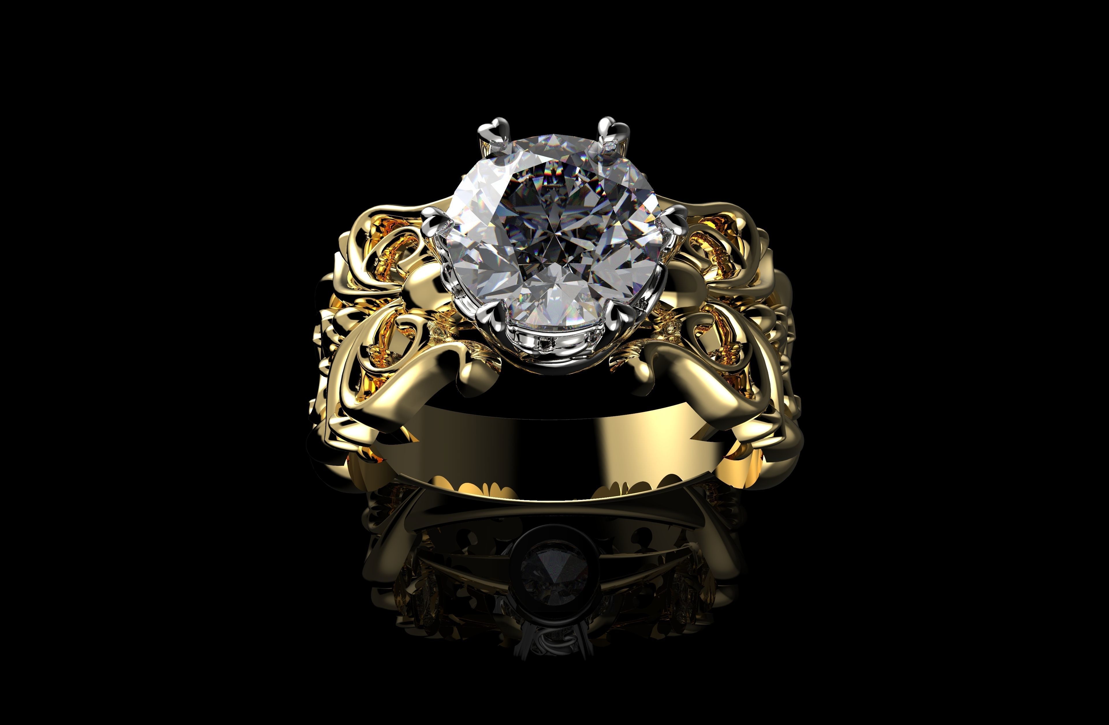 Gold N1019 3D print model_1