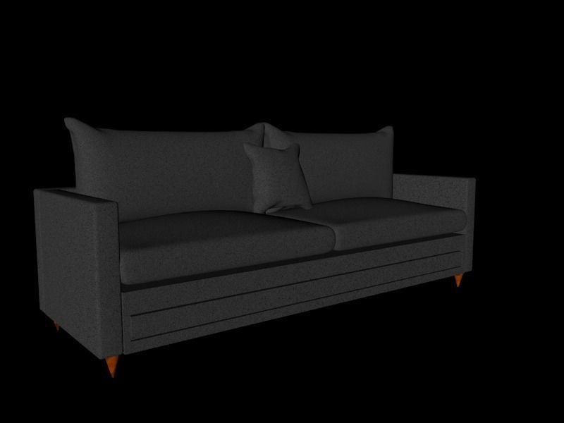 sofabed 3d model 3D model_1