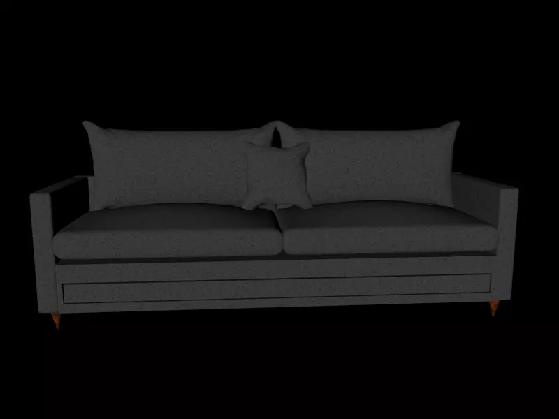 sofabed 3d model 3D model_0