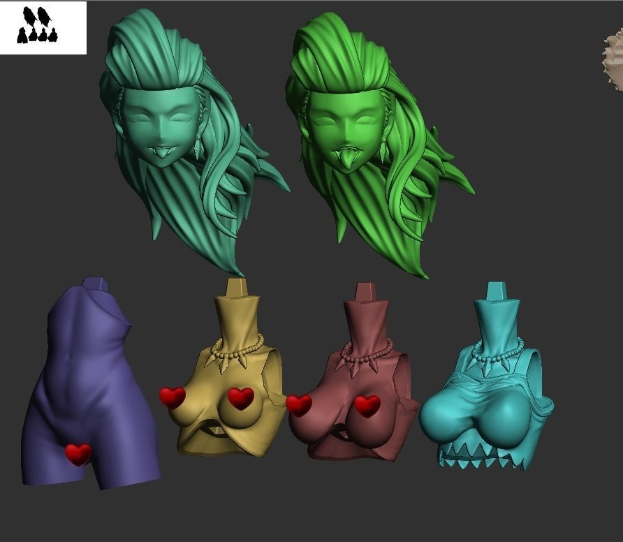 Professor Sada - NSFW 3D print model_14