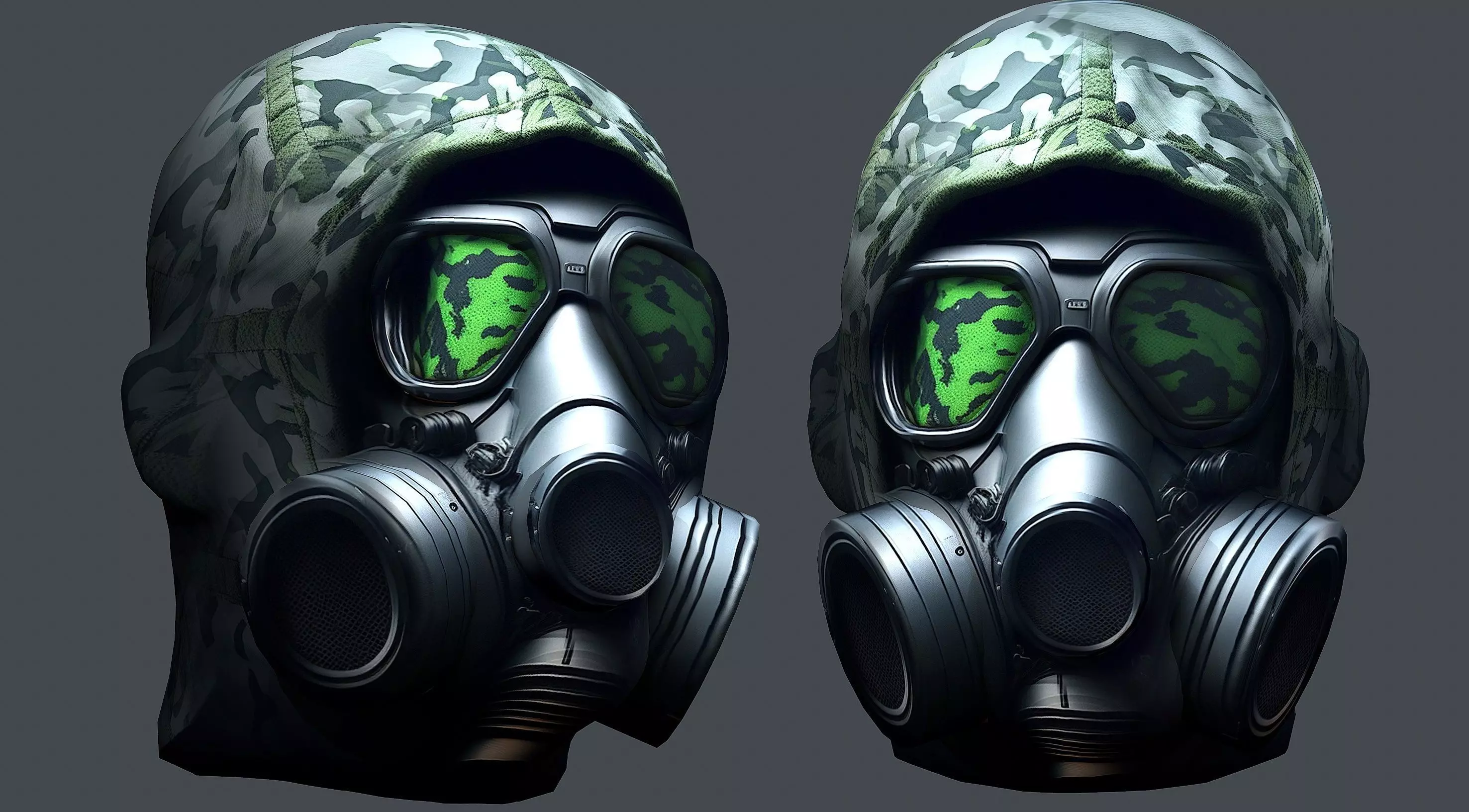 Helmet 3d model military combat Military Low-poly Low-poly 3D model_0