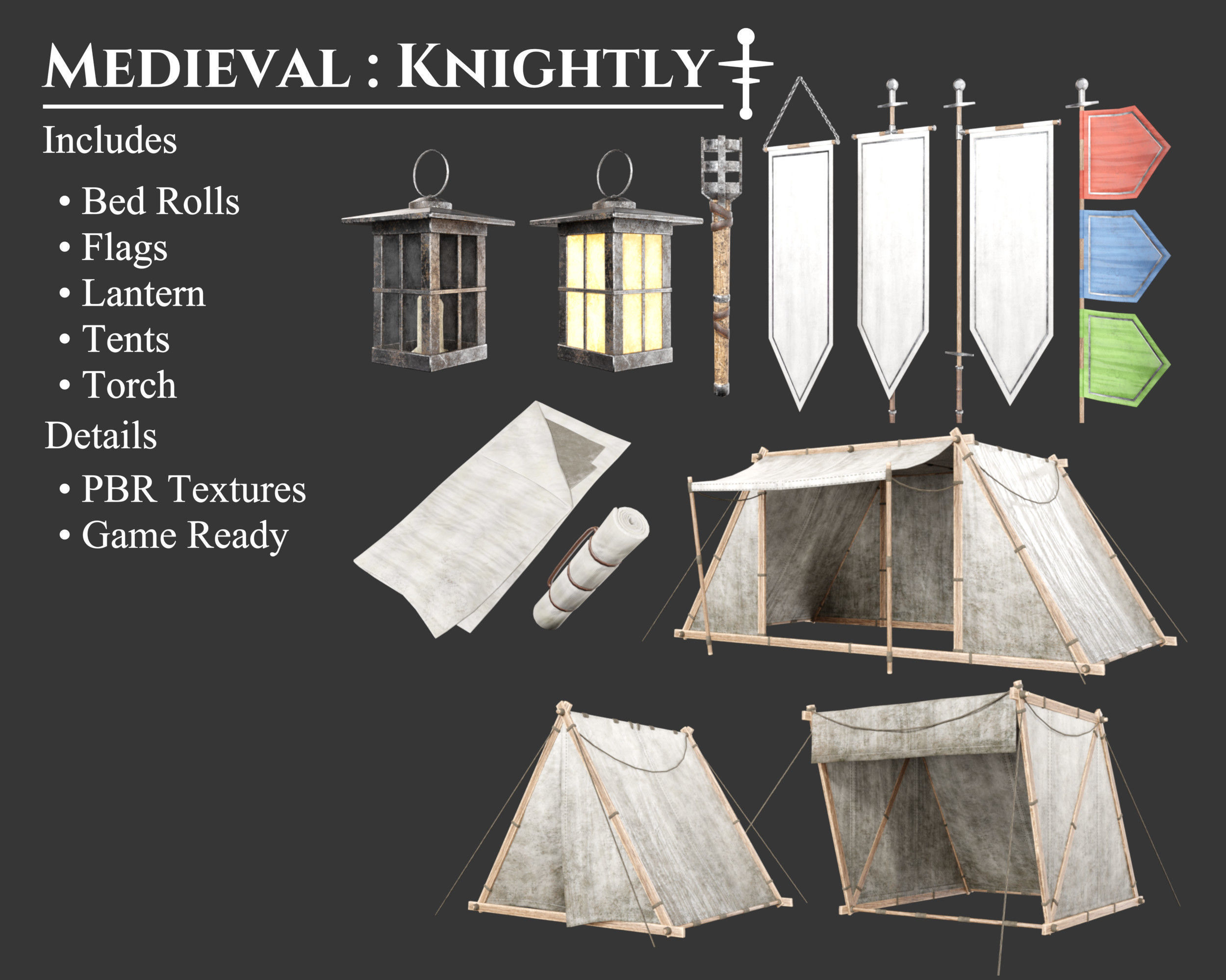 Medieval Collection Knightly Campsite _1