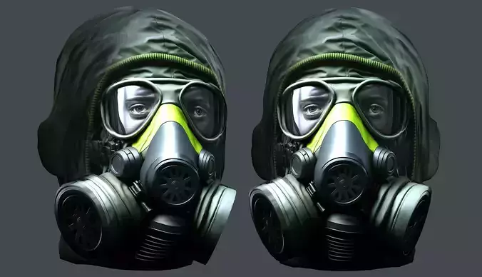 Helmet 3d model military combat Military Low-poly