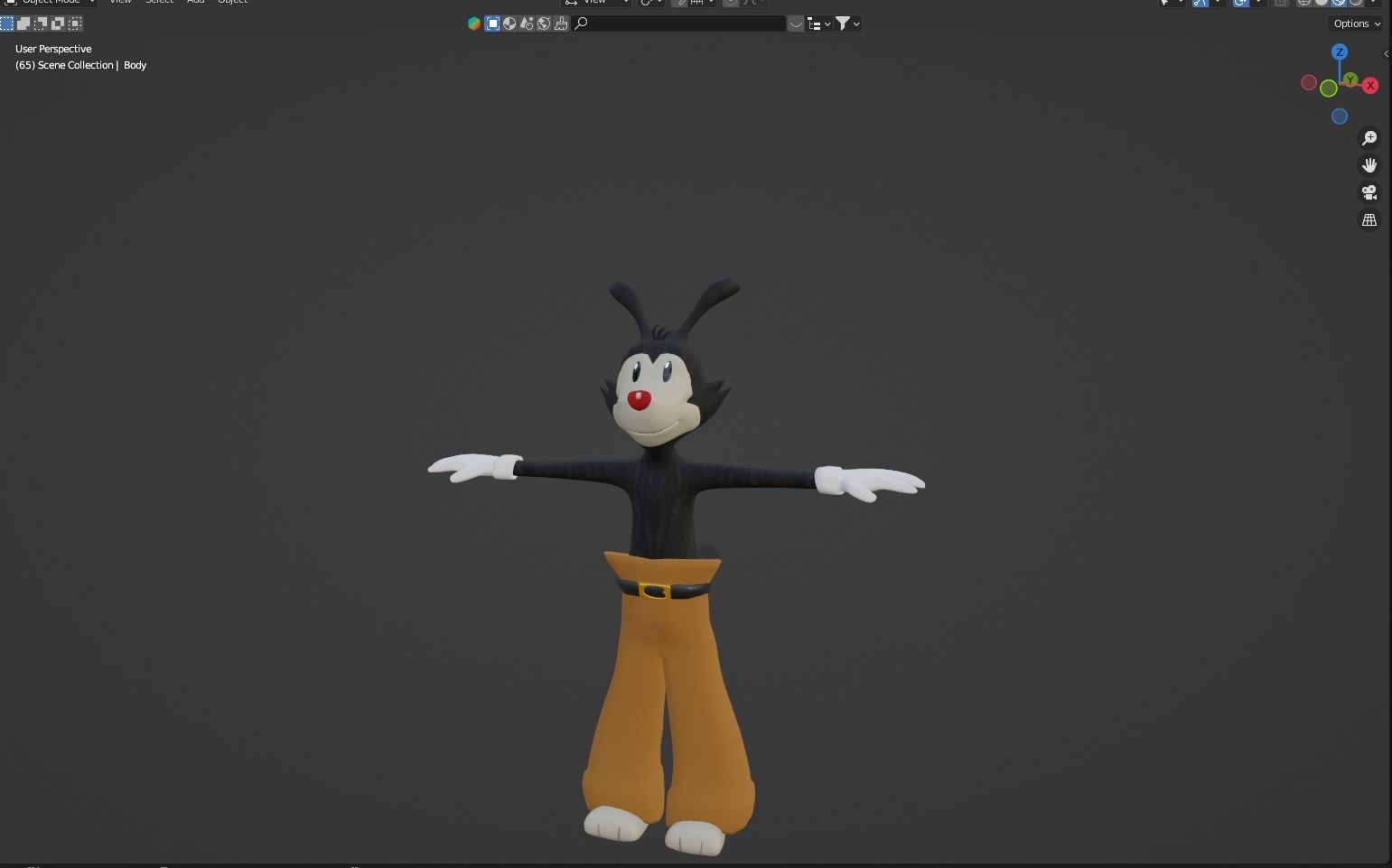 Yakko Warner  3D model_4