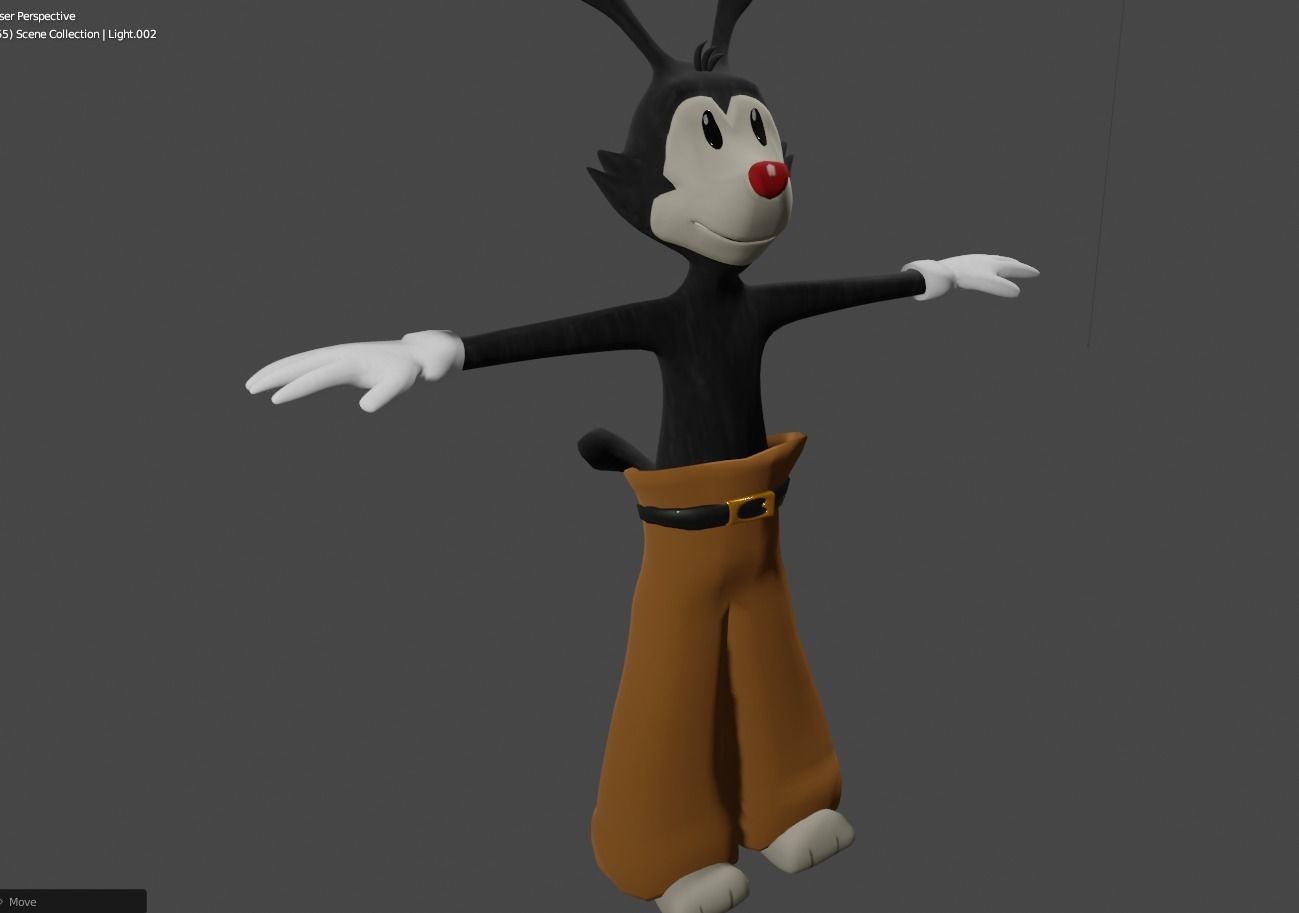 Yakko Warner  3D model_3