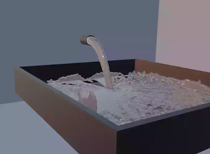 Water falling 3D