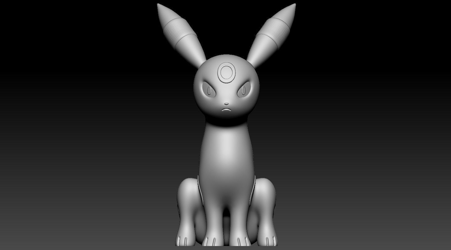 Umbreon 3D print model_2