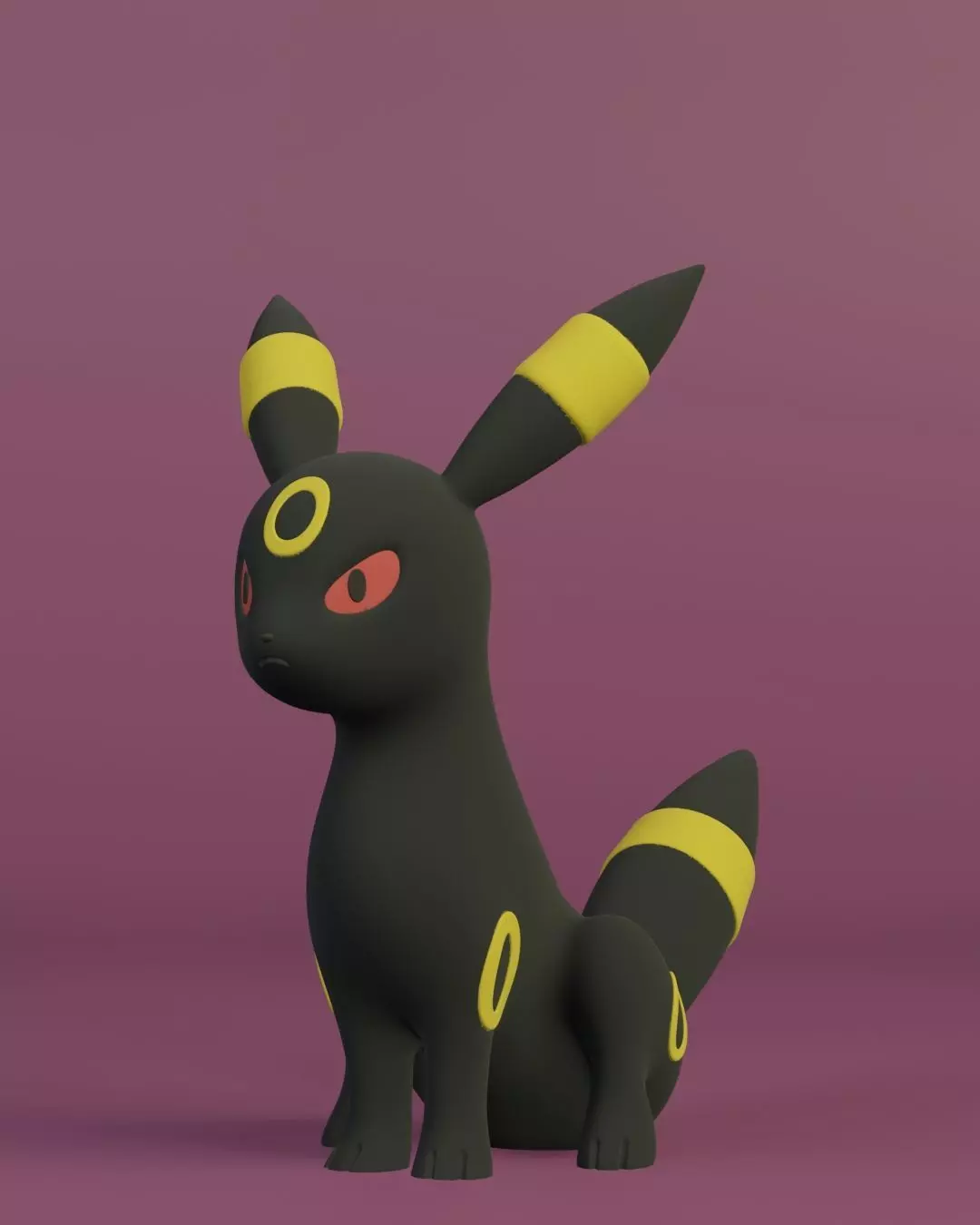 Umbreon 3D print model_0